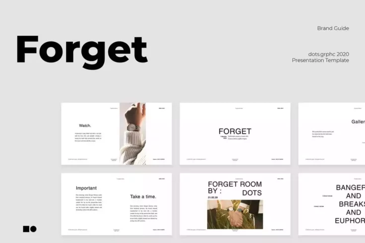 View Information about Forget Minimalist Google Slides Template
