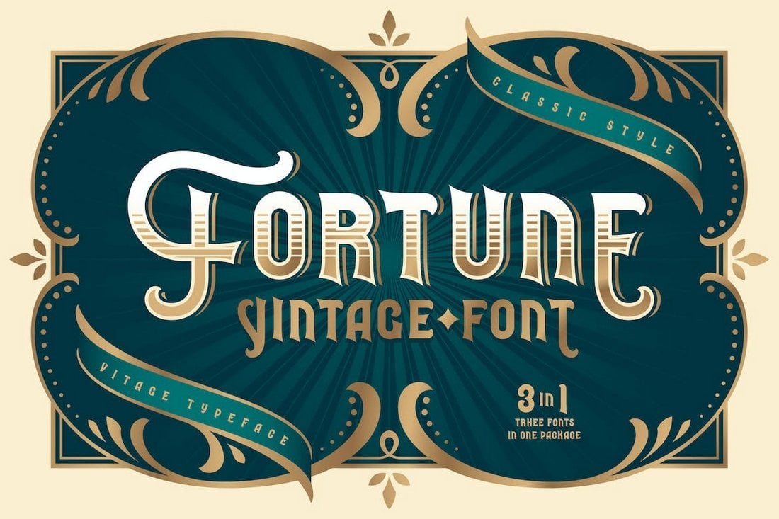 Fortune - Vintage Cyrillic Font