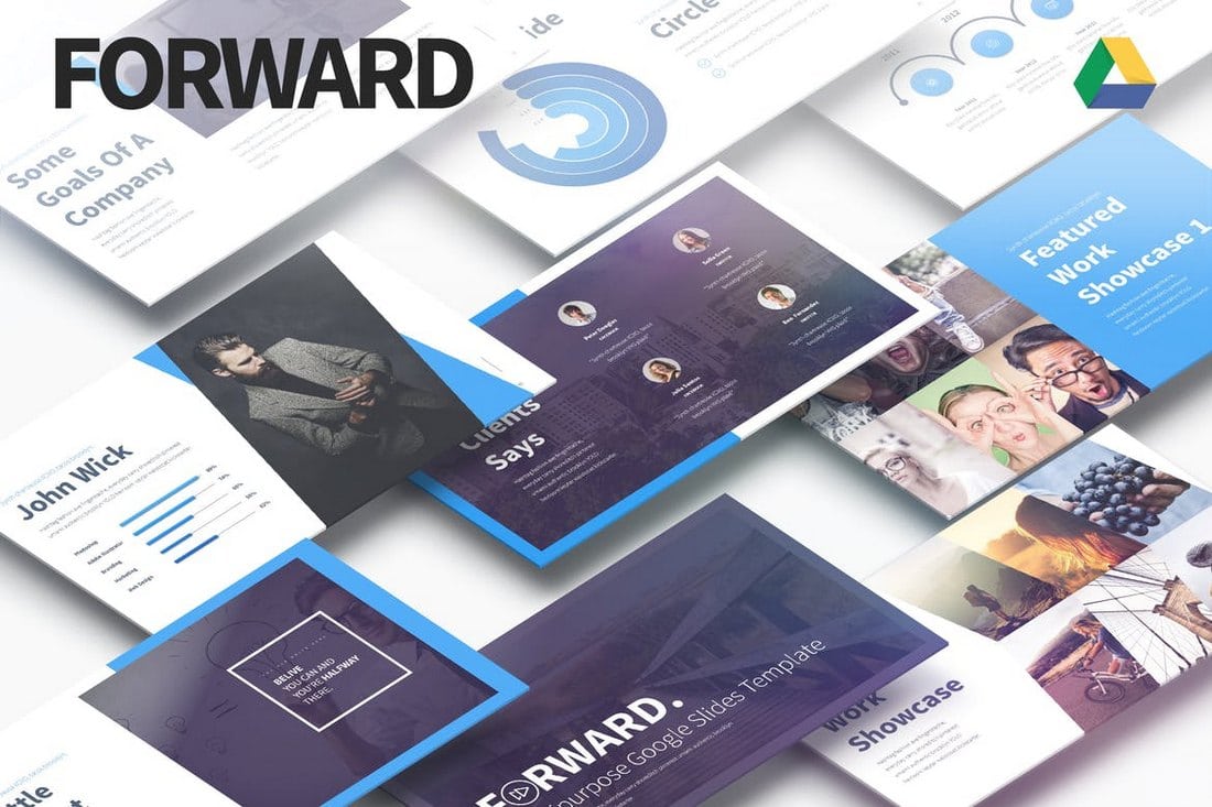 Forward-Multipurpose-Google-Slides-Template-1 25+ Modern, Premium Google Slides Templates & Themes design tips 