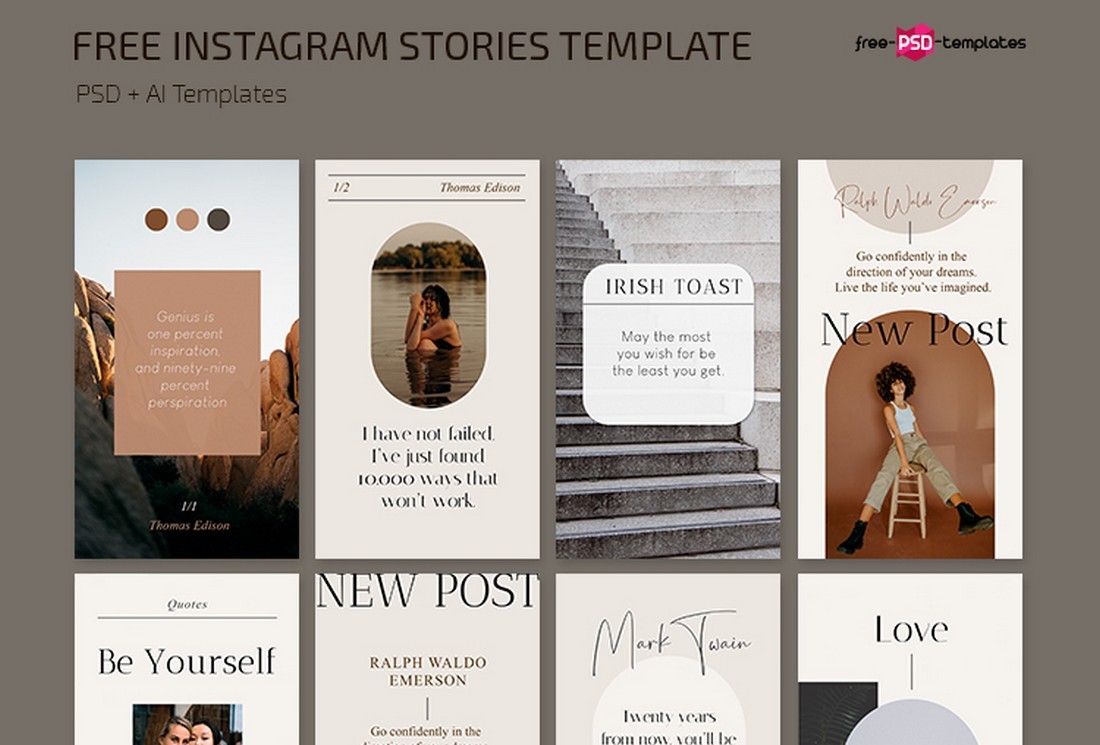 Template Cerita Instagram Estetika Gratis