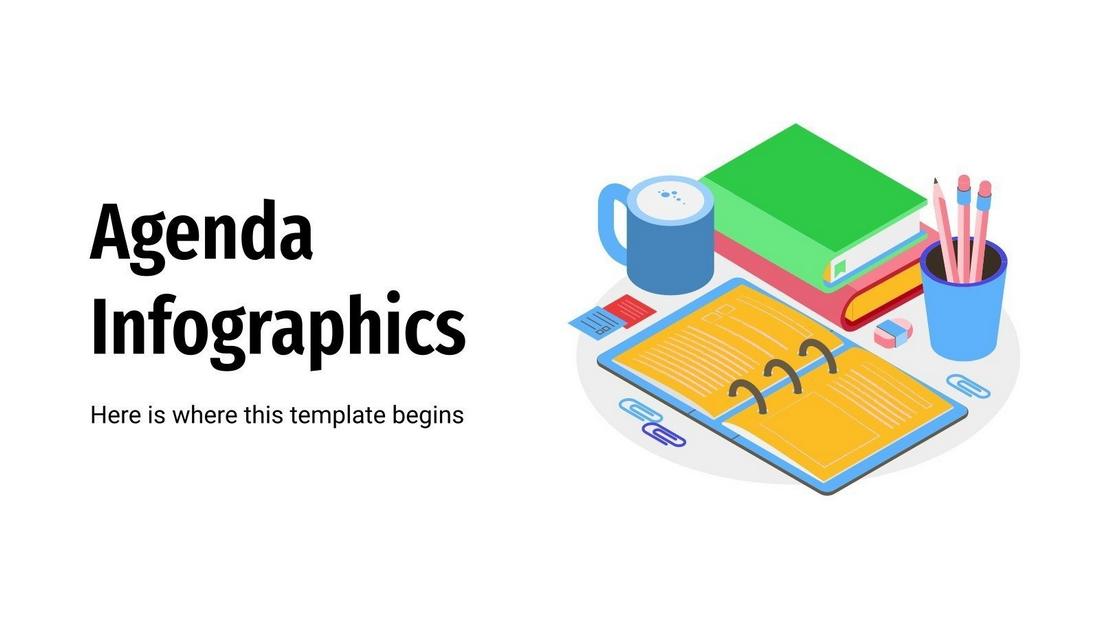 Free Agenda Infographics PowerPoint Template
