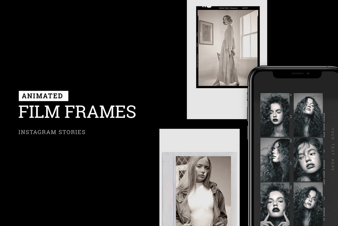 Free Animated Film Frames Instagram Story