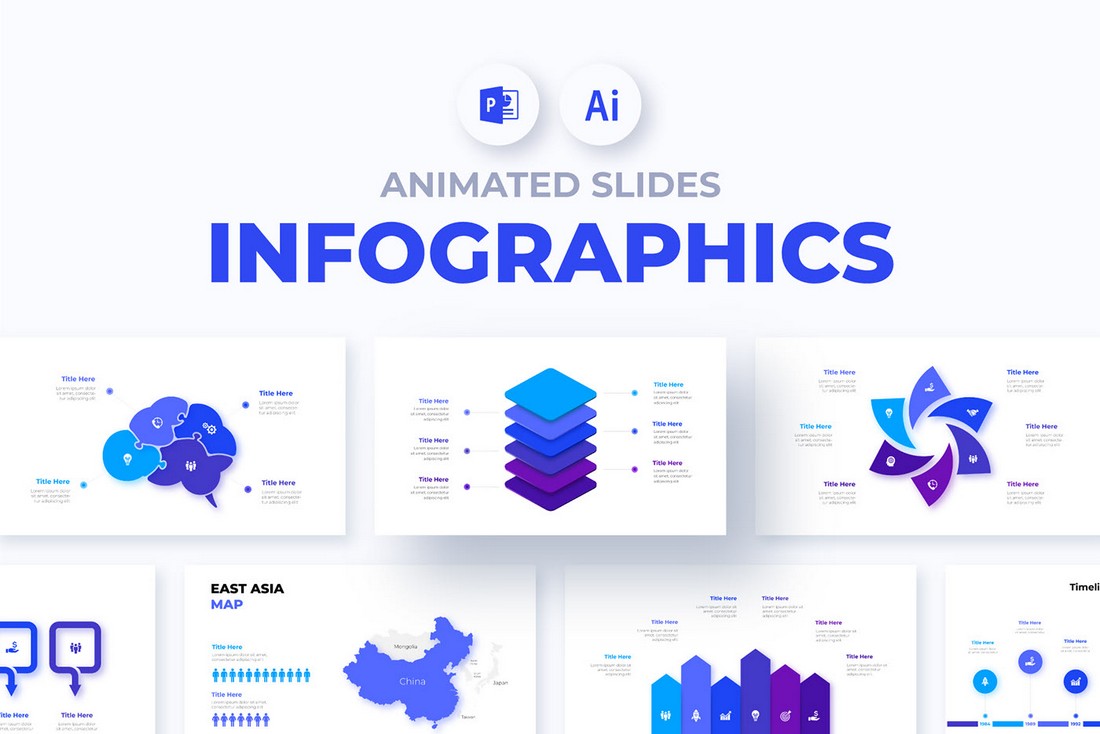 Free-Animated-PowerPoint-Infographic-Slides 20+ Best Infographic PowerPoint Templates (For Data Presentations) design tips 