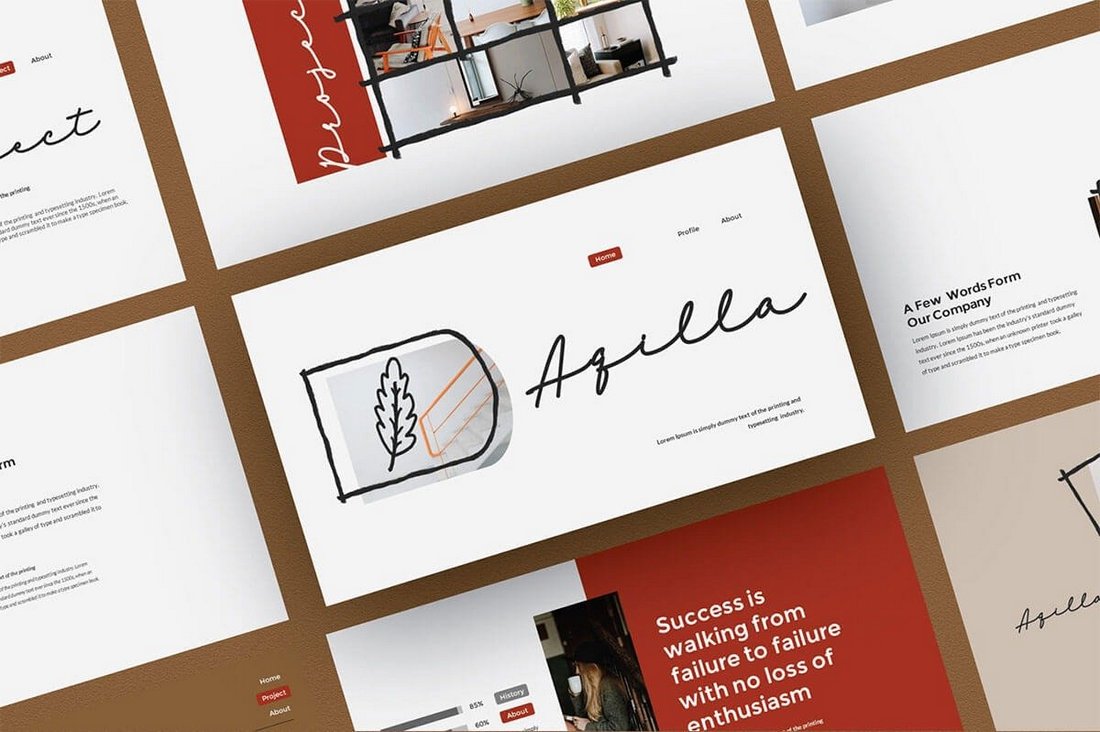 Free Aqilla Keynote Presentation Template