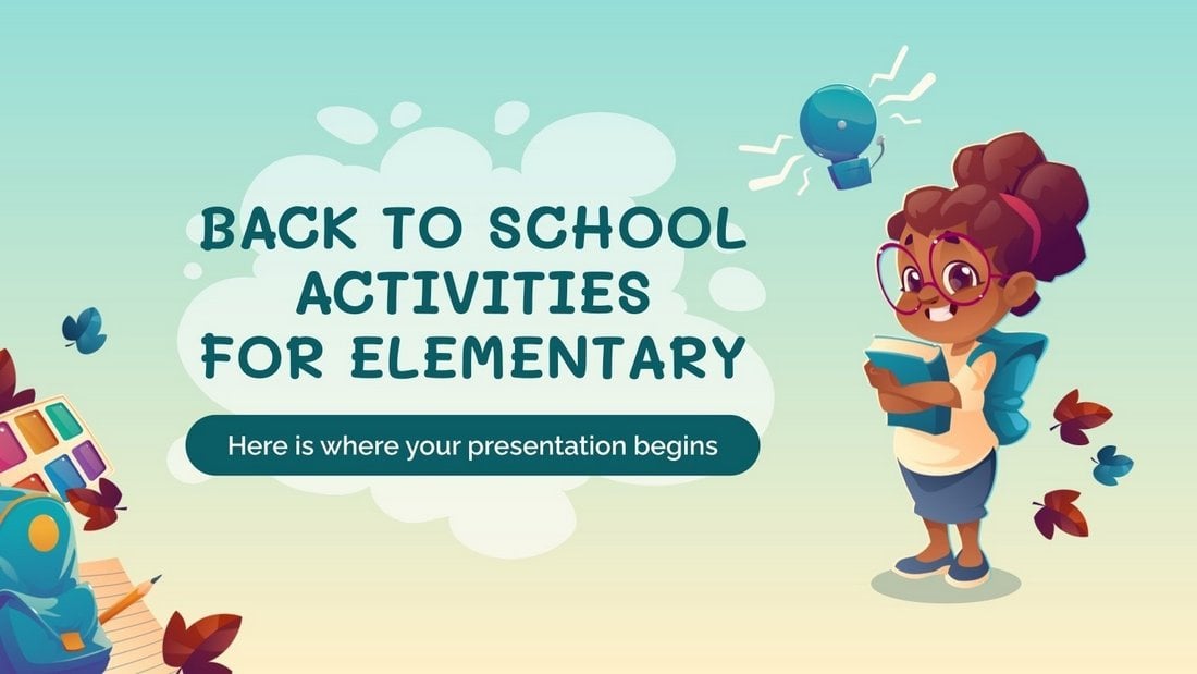 Free Back to School Activities Google Slides Theme