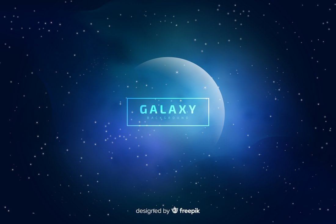 Free Blurred Galaxy Background