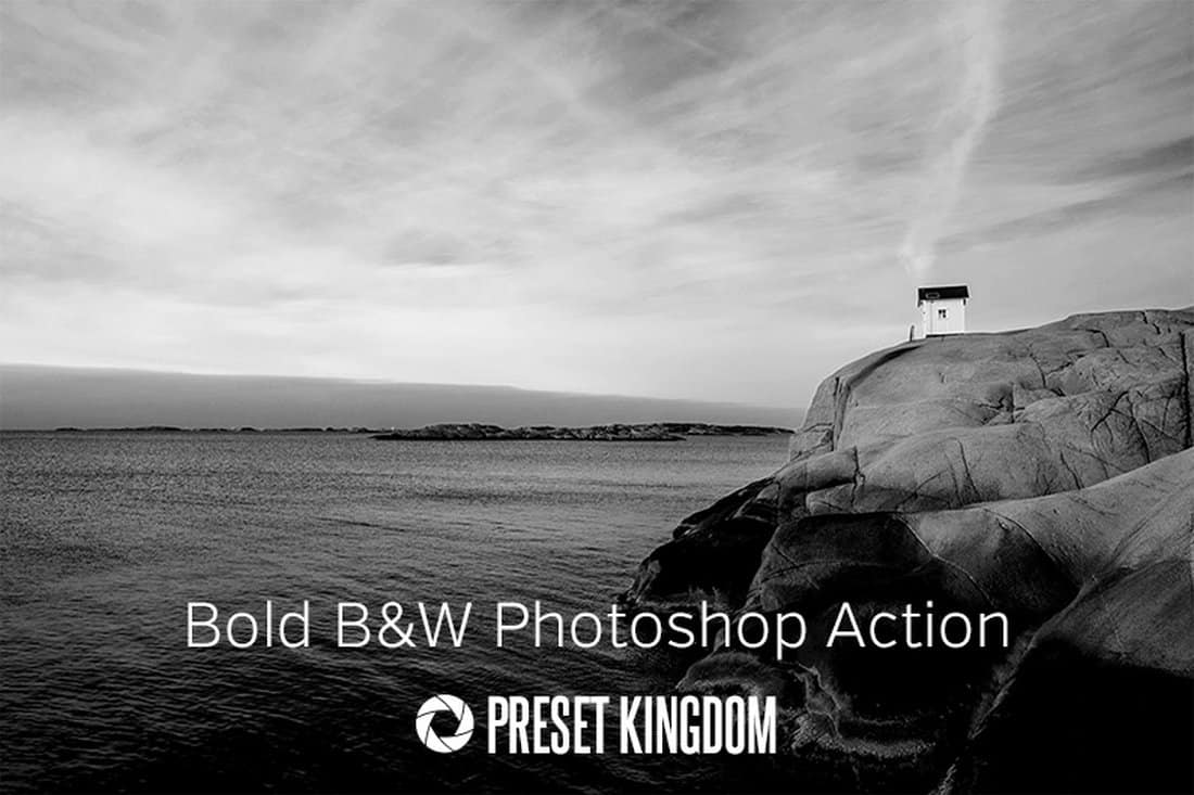 Free-Bold-Black-White-Photoshop-Action 40+ Best Free Photoshop Actions 2020 design tips 