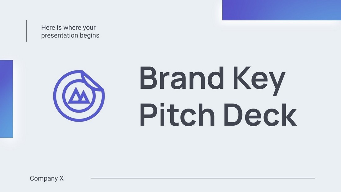 Free Brand Key Pitch Deck Presentation