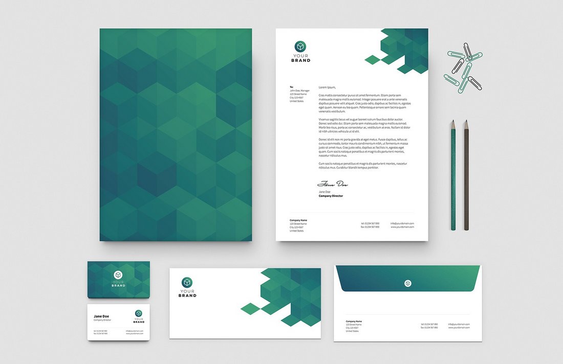 illustrator stationery templates free download