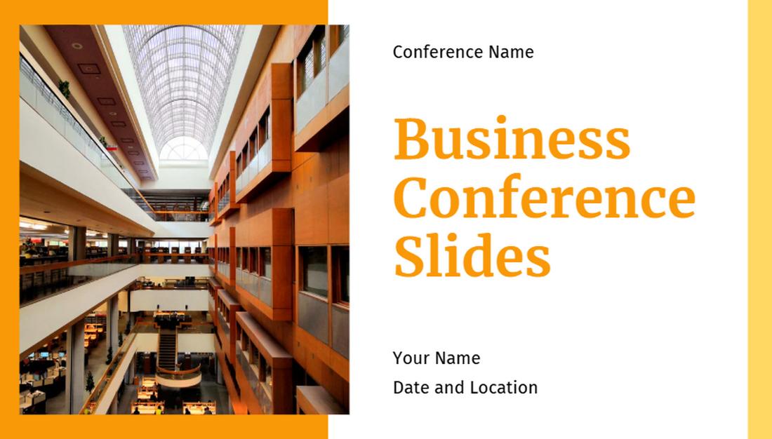 Free Business Conference Keynote Template