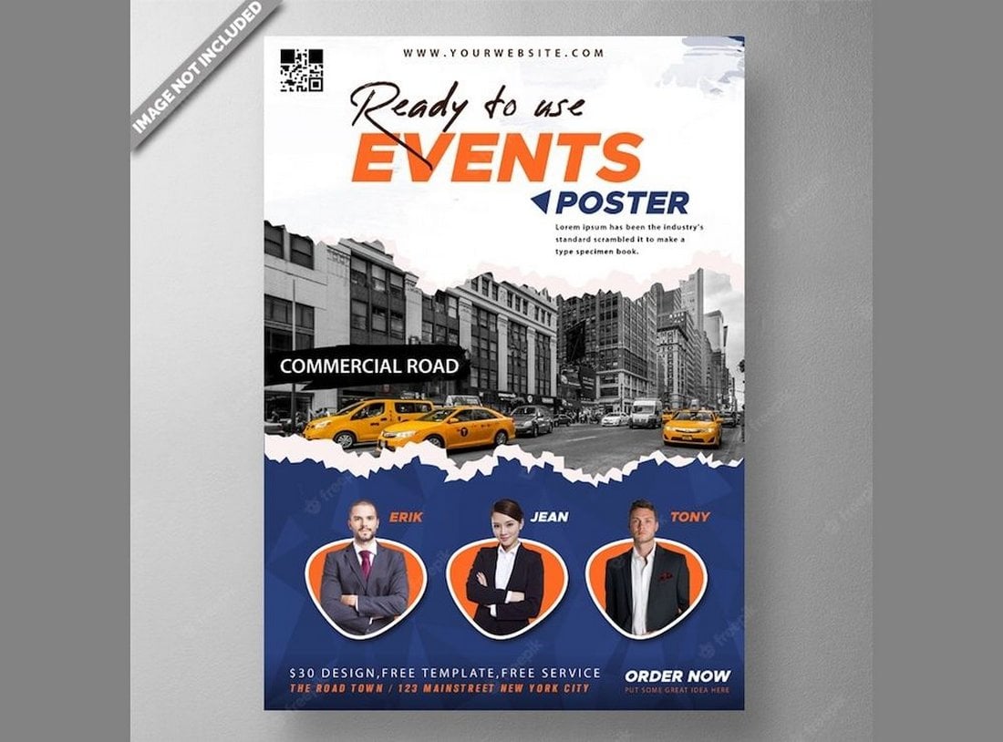 Free Business Event Flyer Template