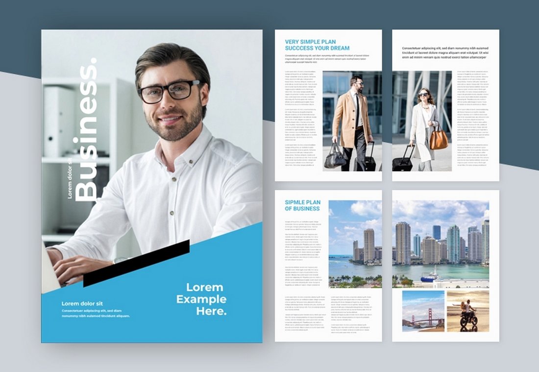 Free Business Magazine & Ebook Template