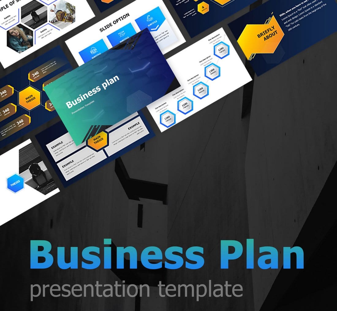 Free Business Plan PowerPoint Template