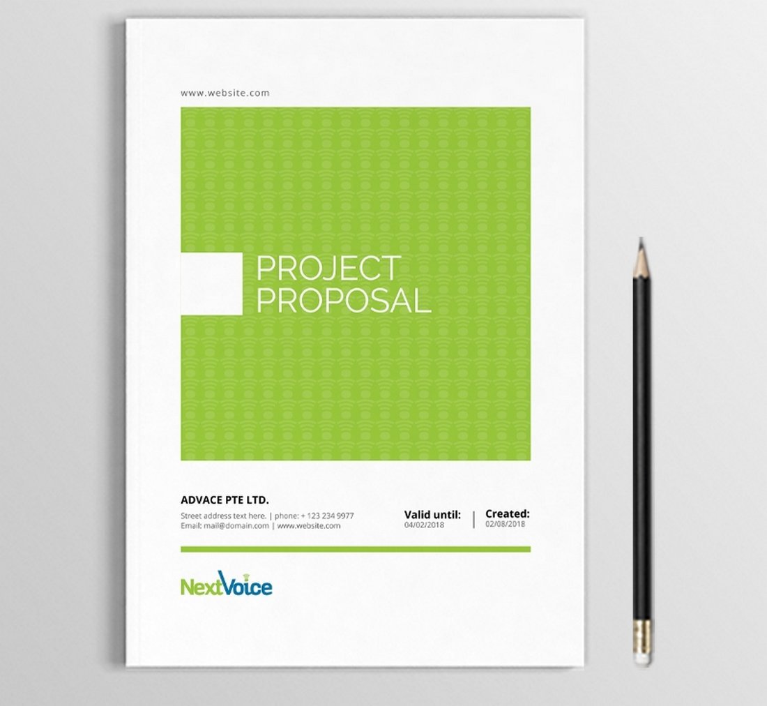 Free Clean Marketing Proposal Template