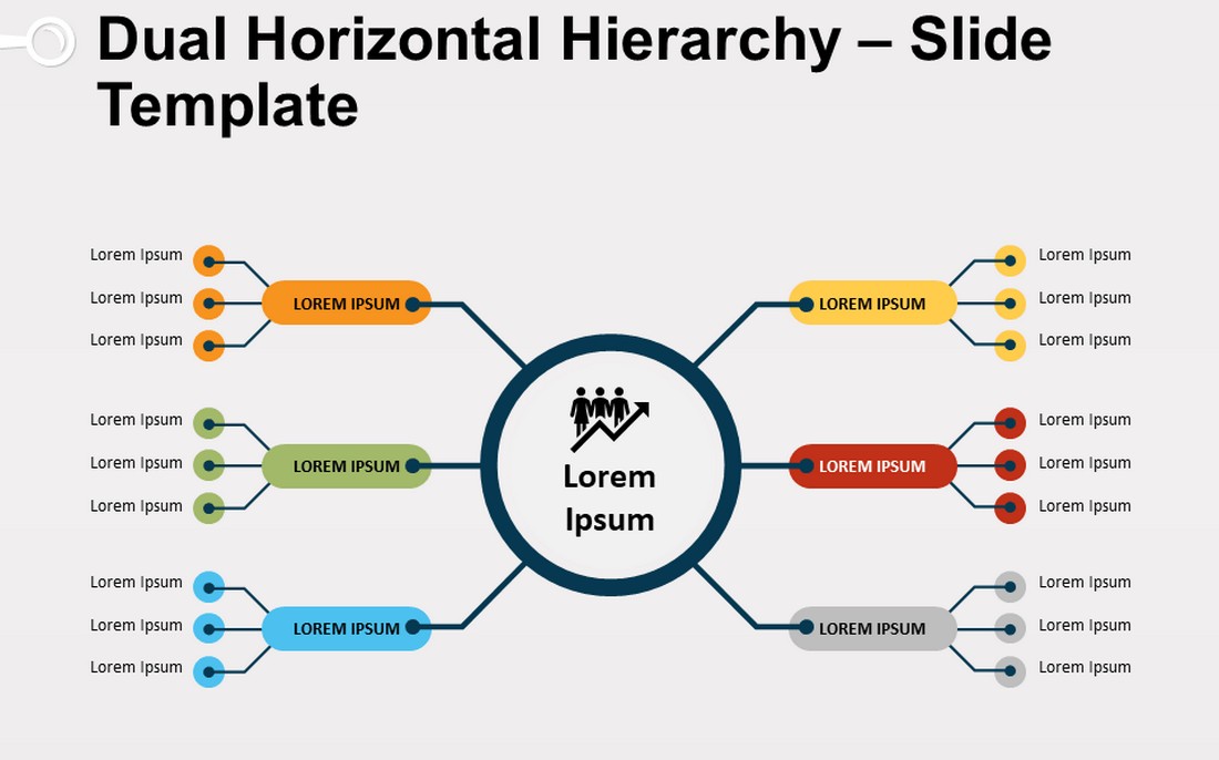 Free Company Hierarchy Template for PowerPoint