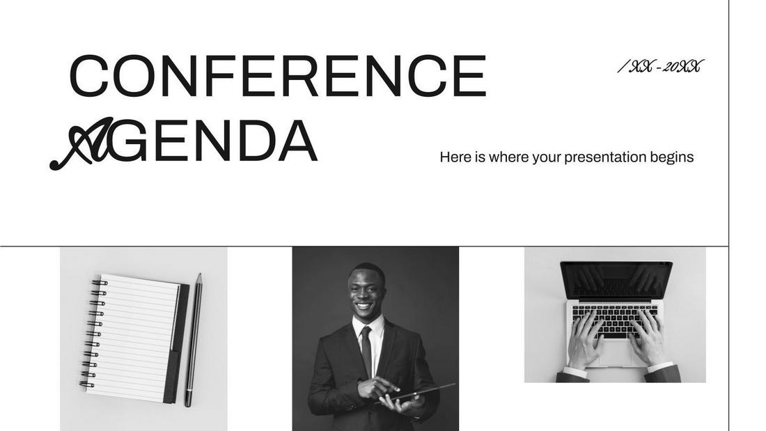Free Conference Agenda PowerPoint Template