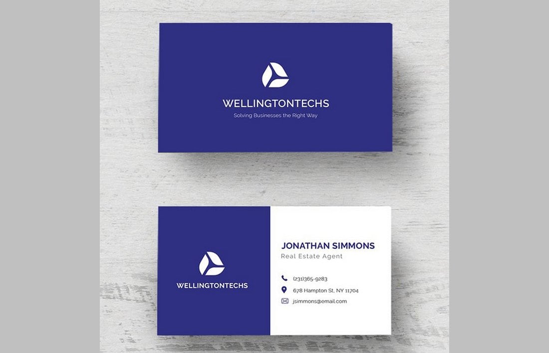 Free Corporate Business Card Template