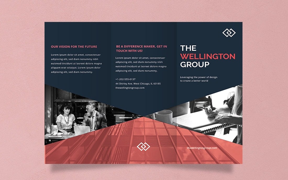 Free-Corporate-Word-Brochure-Template 20+ Free Brochure Templates for Word (Tri-Fold, Half Fold & More) design tips