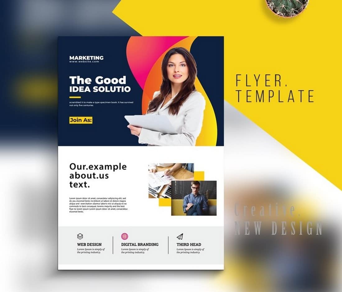 22+ Best Free Flyer Templates  Design Shack Inside Template For Making A Flyer