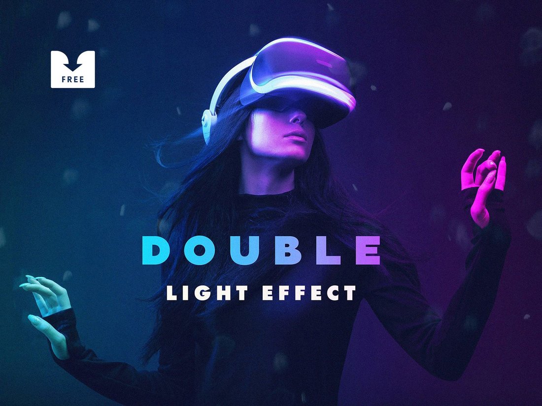 Free-Double-Light-Photoshop-Effect-1 20+ Photoshop Photo Effects for Stunning Creative Photos design tips 