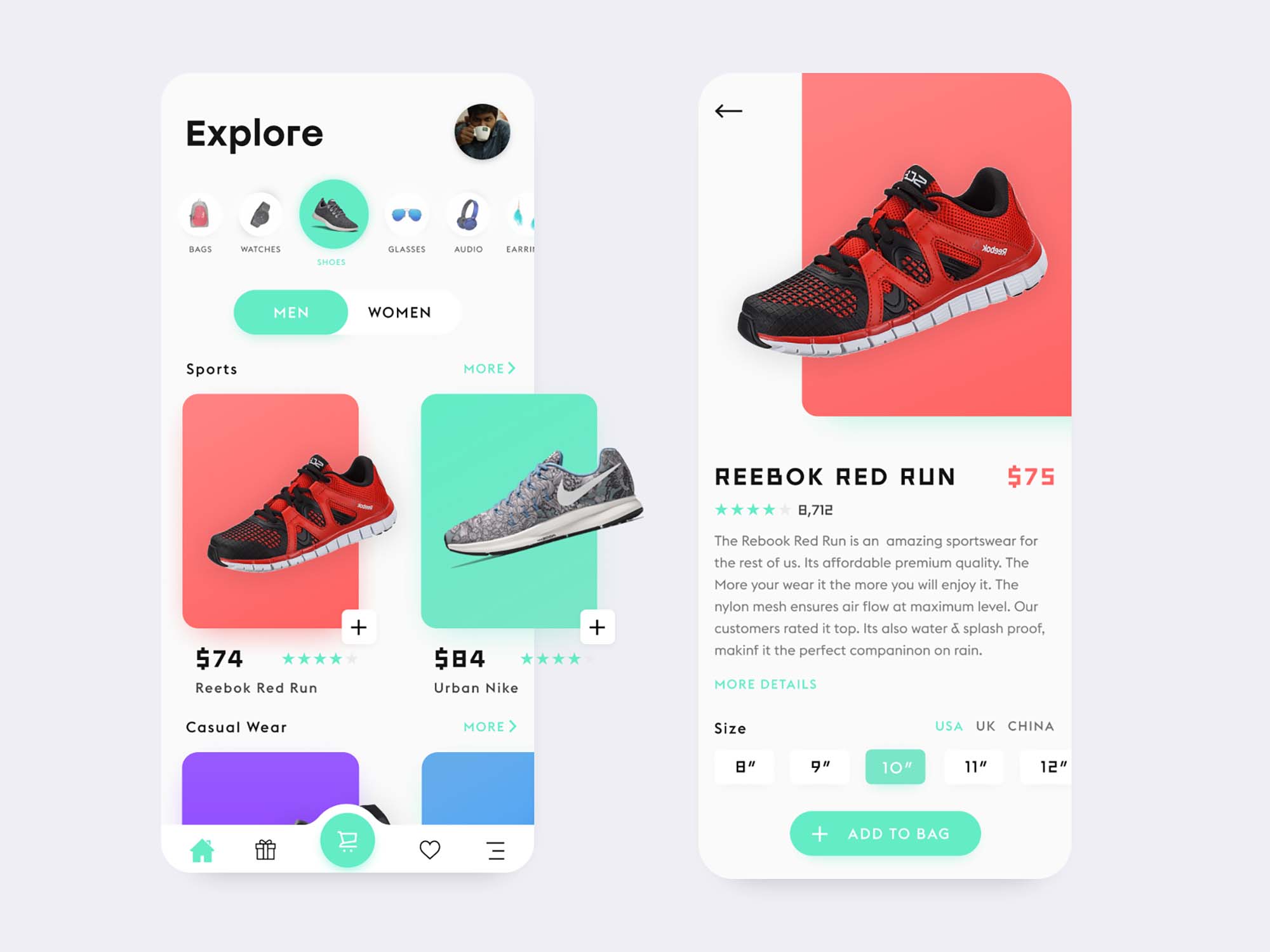 Free E-Commerce App Template