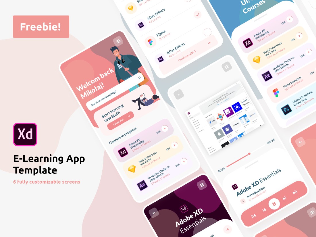 download free adobe xd templates