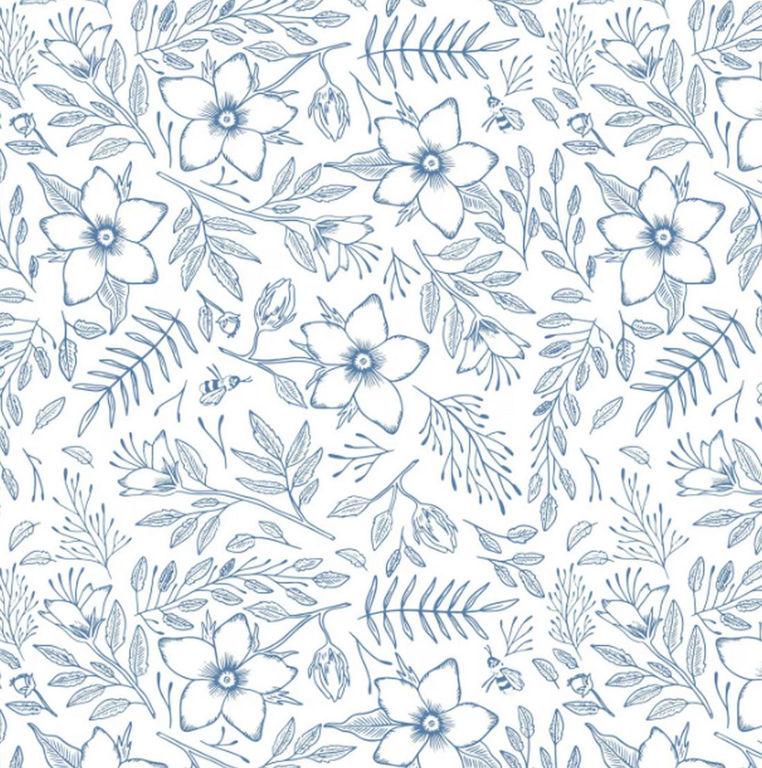 Free Engraving Floral Pattern