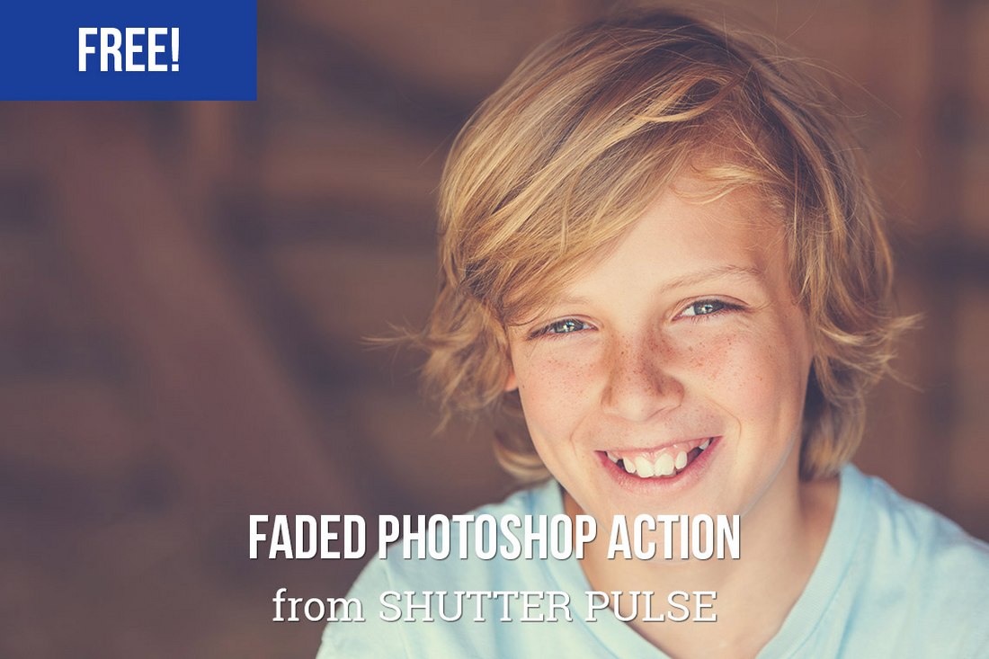 Free-Faded-Photoshop-Action 40+ Best Free Photoshop Actions 2020 design tips 