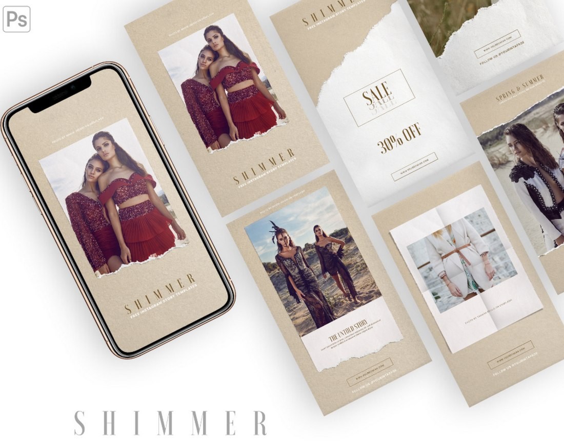 Free Fashion Instagram Story Templates