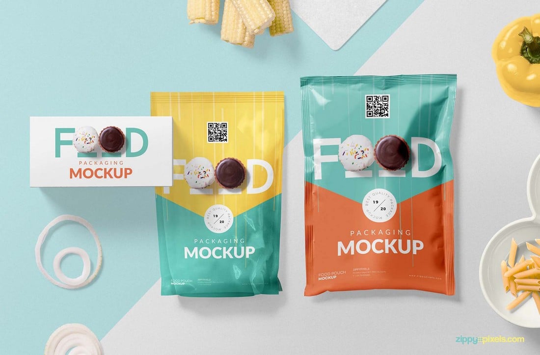 Free Food Packaging Mockup (PSD)