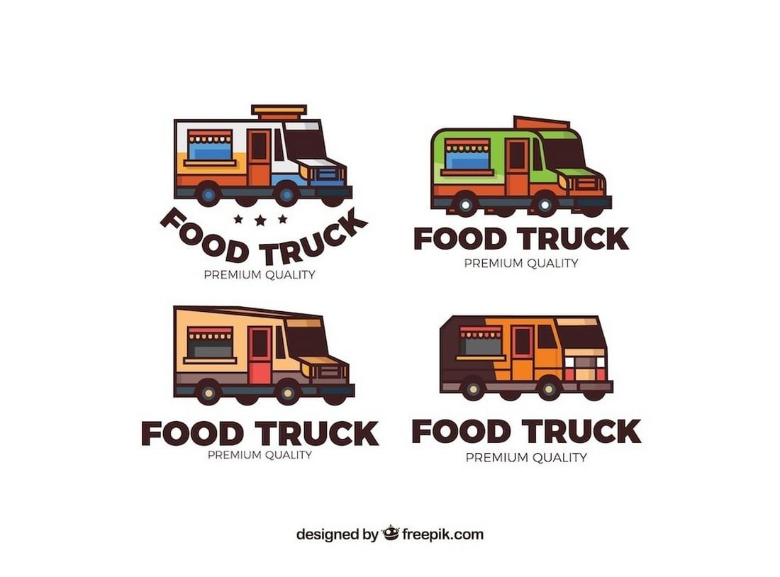 Free Food Truck Logo Templates