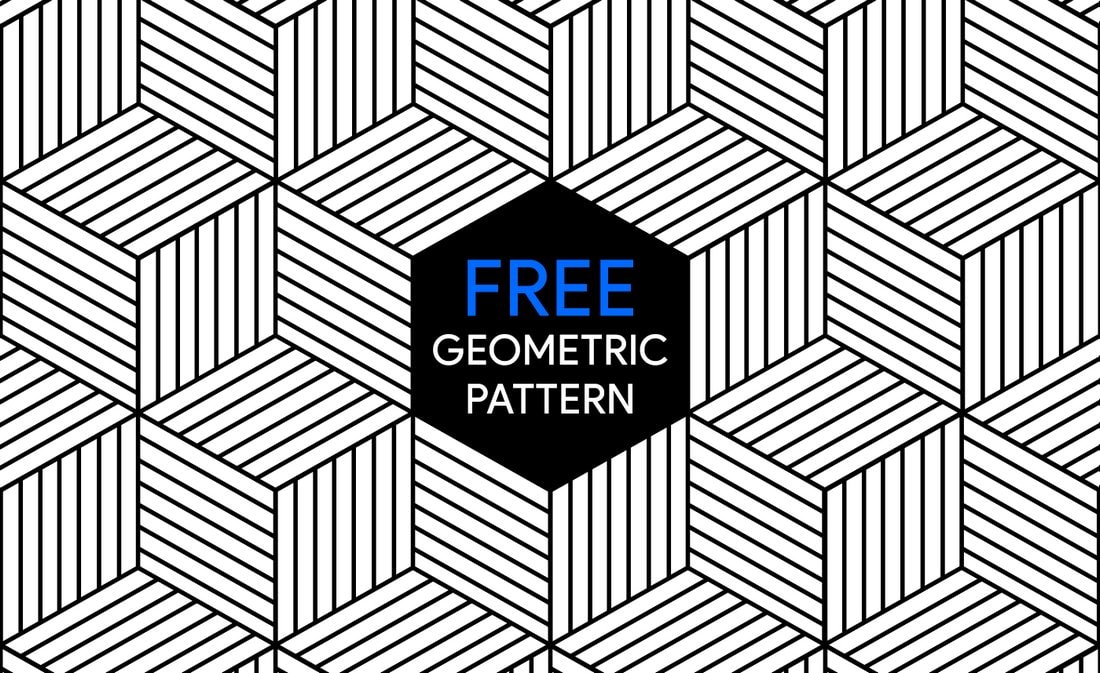 Free Geometric Line Pattern