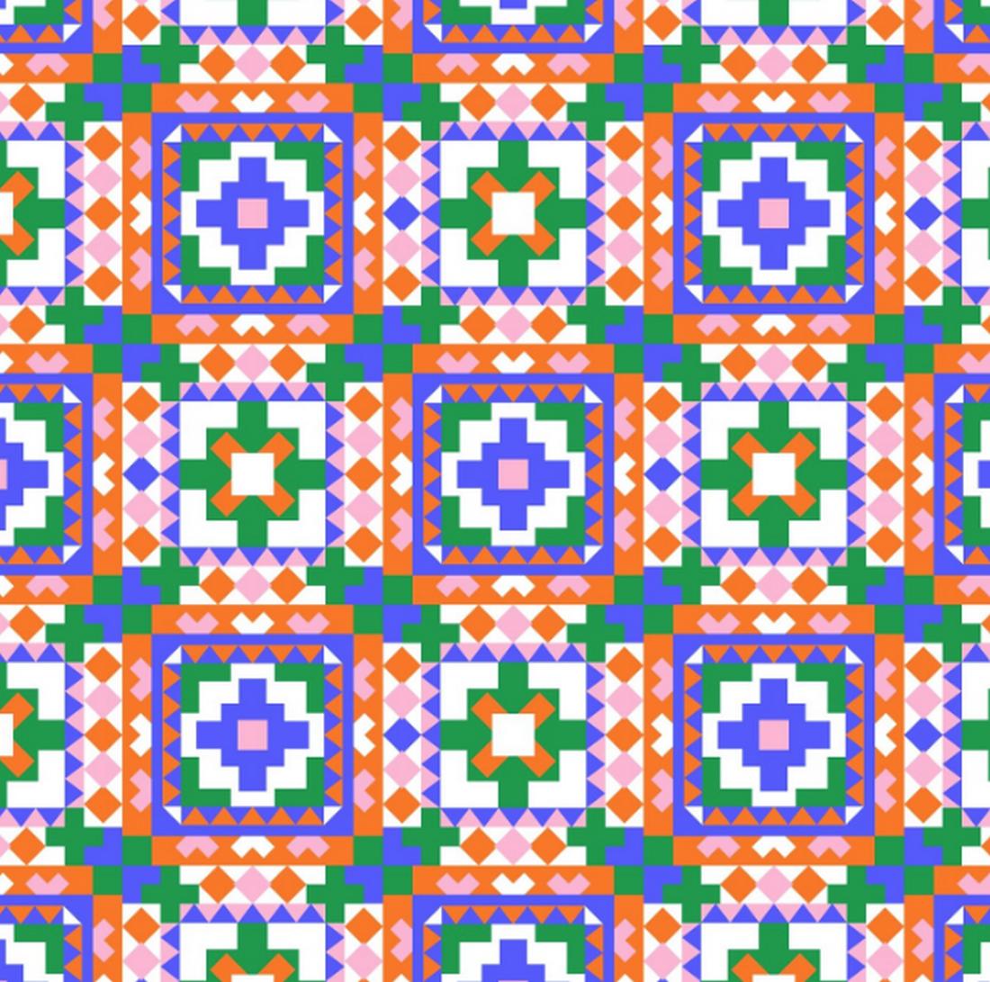 Free Geometric Mosaic Texture
