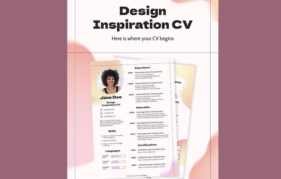 Free Graphic Designer Resume PowerPoint Template