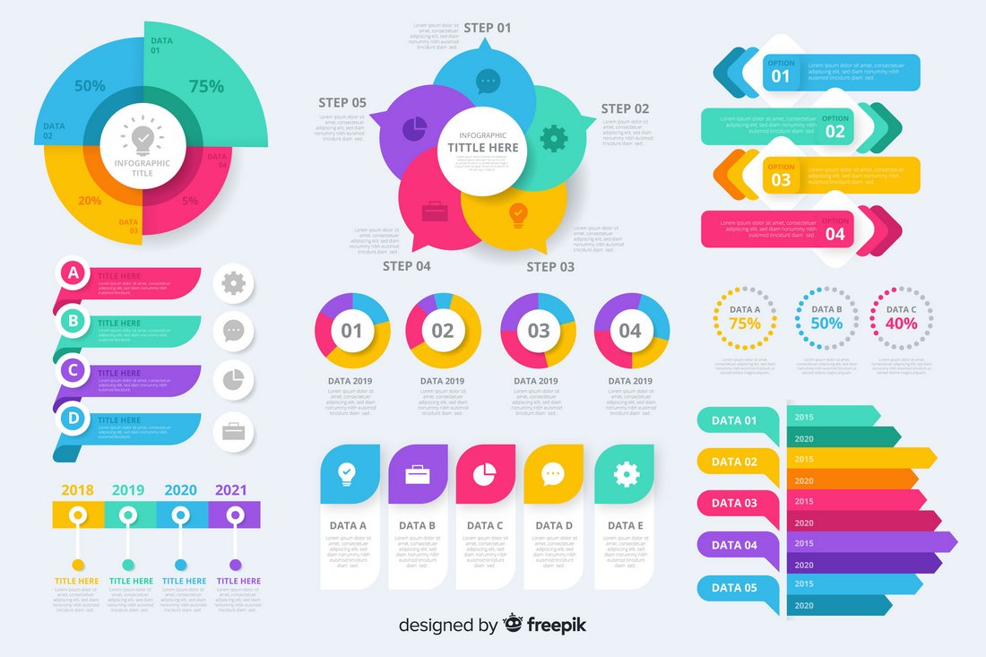 Free Infographic Elements Bundle