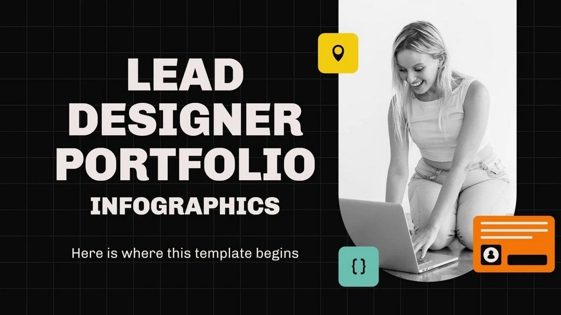 Free Lead Designer Portfolio Google Slides Template