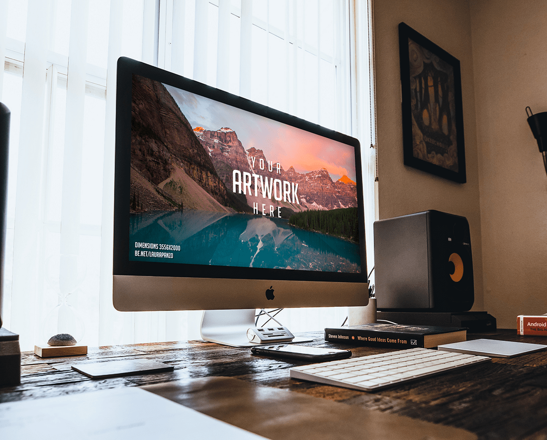 20+ Desktop Computer Mockup Templates | Design Shack