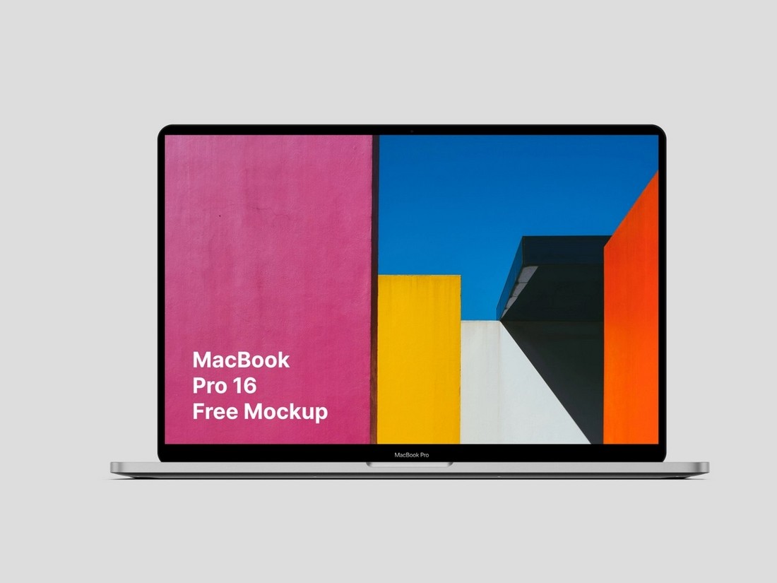 Free MacBook Pro 16 Mockup