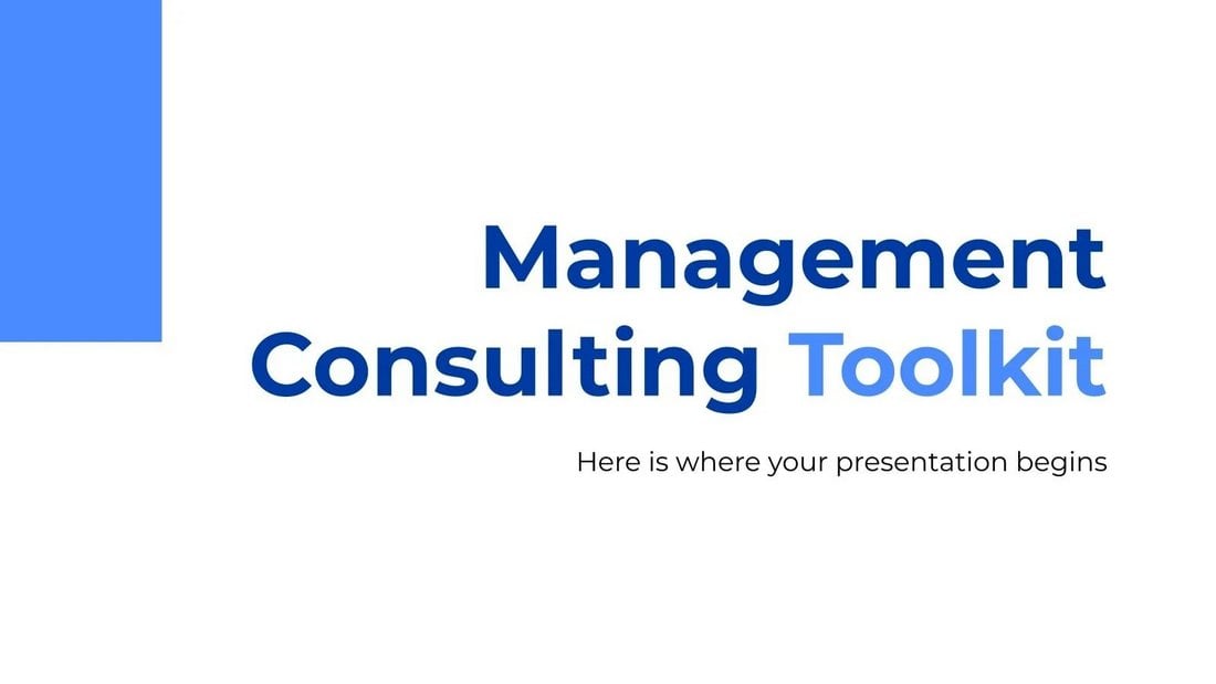 Free Management Consulting PowerPoint Template