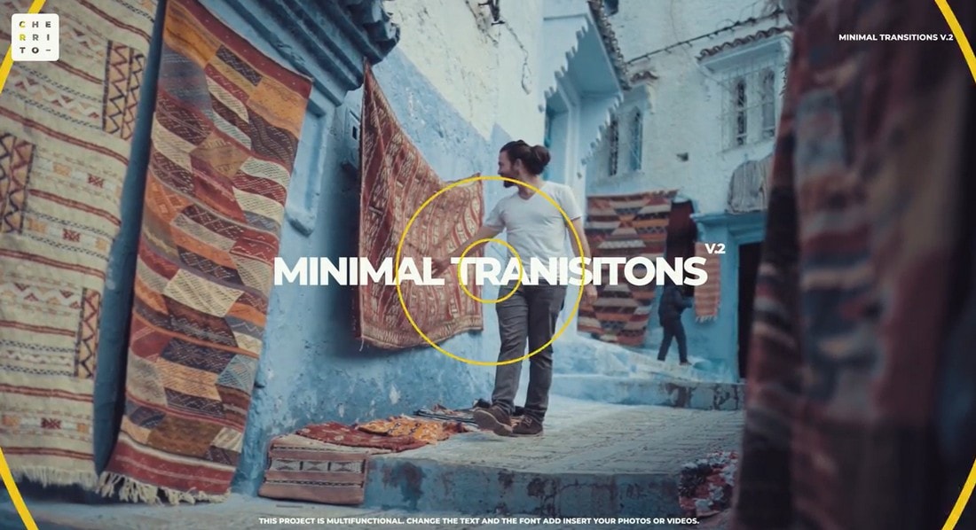 Free Minimal Transitions for After Effects