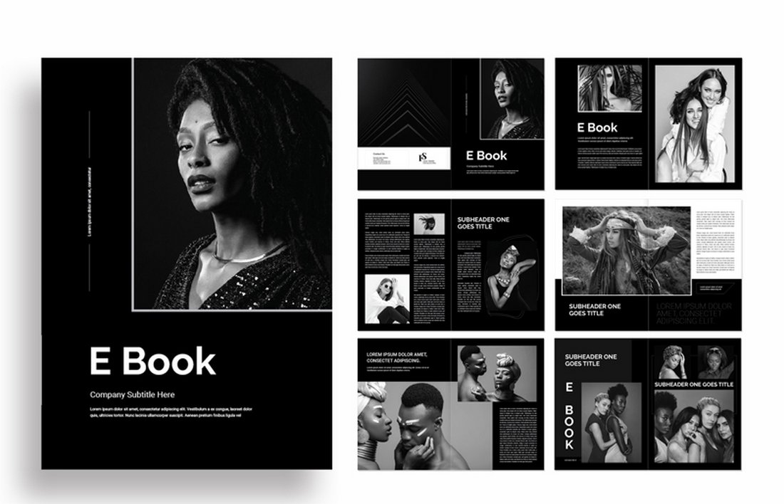 Free Minimal eBook Template