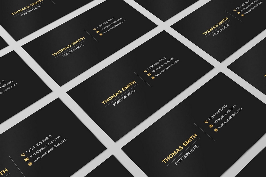 Free Minimalist Business Card Template