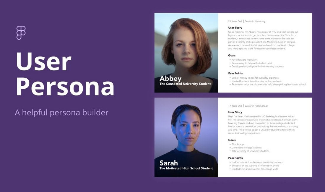 Free-Modern-Figma-Persona-Template-Builder 15+ Best Figma Persona Templates (For User Personas) design tips  