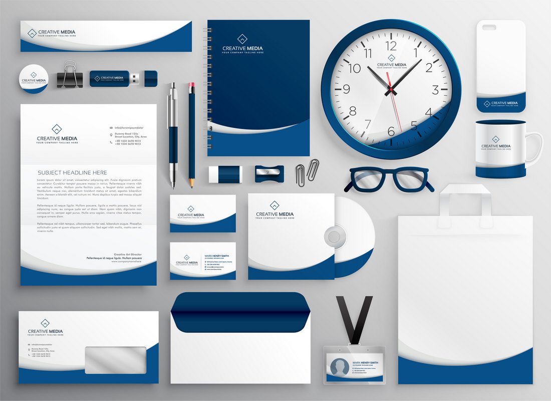 Free Modern Stationery Templates Kit