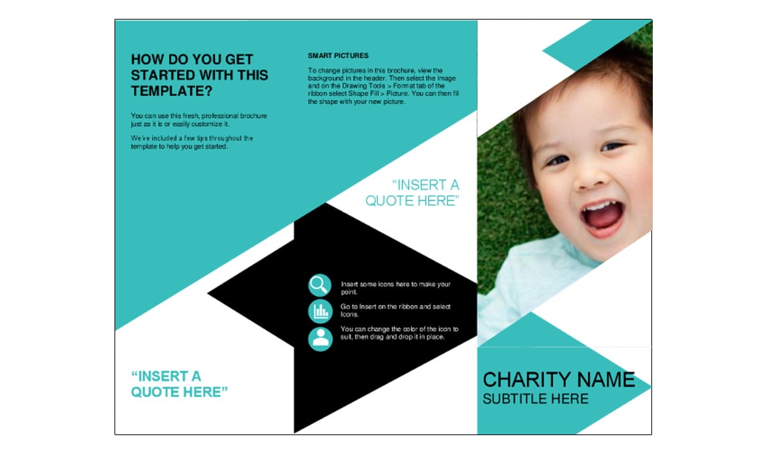 Free-Nonprofit-Brochure-Template 40+ Best Microsoft Word Brochure Templates 2020 design tips Inspiration|brochure|templates 