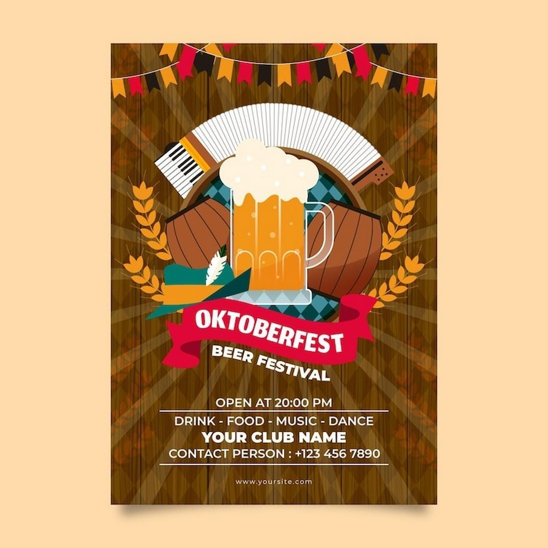 Free Octoberfest Flyer Template