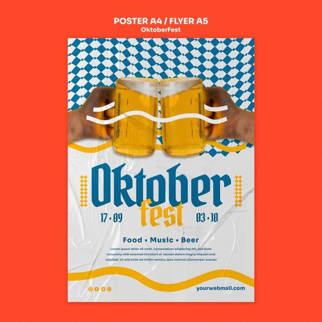 Free Octoberfest Poster Template