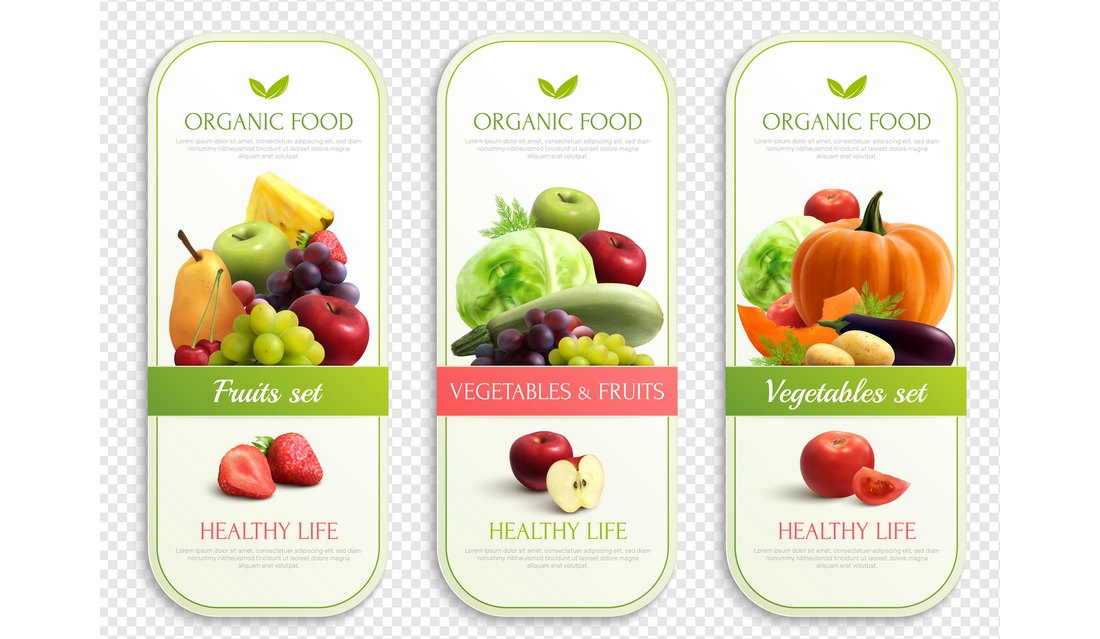 Free Organic Food Label Design Template