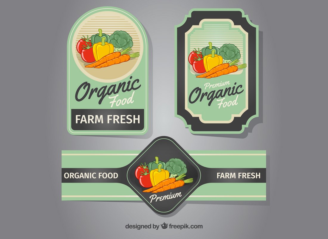 Free Organic Food Product Label Templates