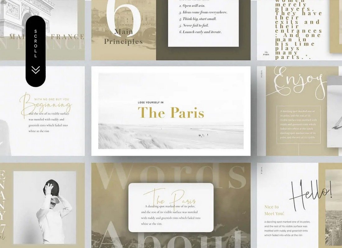 Free Paris Keynote & PowerPoint Template